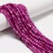 Pink Tourmaline Color Dyed Jade Faceted Cube Beads Size 5-6mm 15.5'' Strand